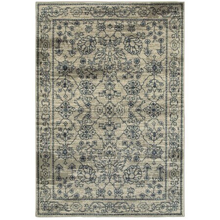 Oriental Weavers Linden 7804C 10x13 Rectangle - Beige/ Navy-Polypropylene L7804C300390ST